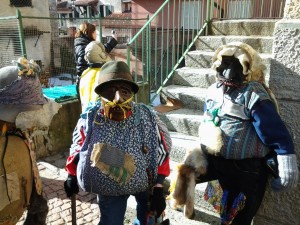 Brut in sosta al Carnevale di Schignano