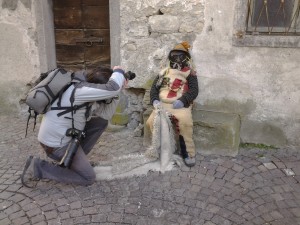 carnevale di schignano - fotografi in azione